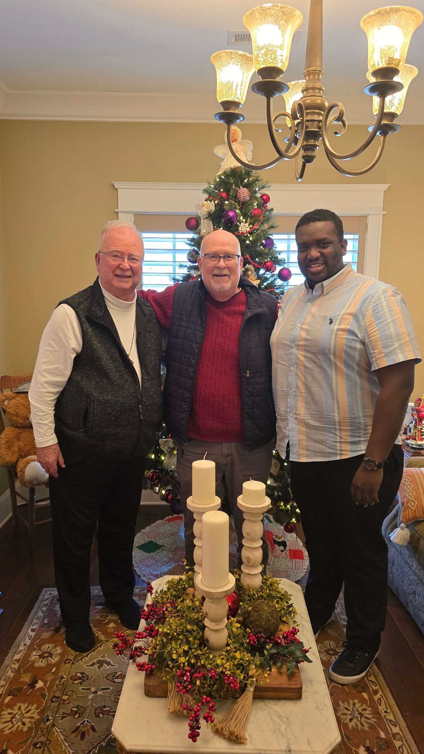 Antioch United Methodist Church Pastors.</p>
<p>Left: Rev. Dave Bradley 1999-2004, Middle: Rev. James Cole 2011-2025; Right Rev. Omando Bastian Current Pastor